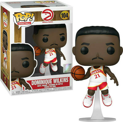 Φωτογραφία προϊόντος: Funko Pop! NBA Basketball: Atlanta Hawks – Dominique Wilkins (Home Jersey), Vinyl Figure #104