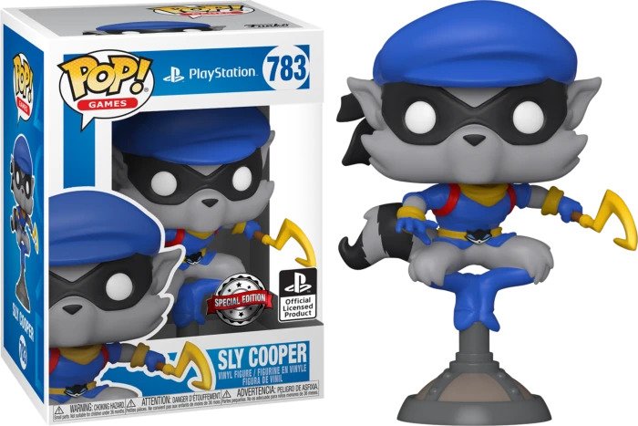 Φωτογραφία προϊόντος: Funko Pop! Games: Playstation - Sly Cooper, Vinyl Figure #783
