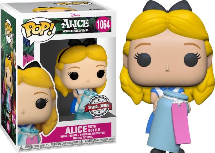 Φωτογραφία προϊόντος: Funko Pop! Alice in Wonderland - Alice with Bottle 70th Anniversary (Special Edition), Vinyl Figure #1064