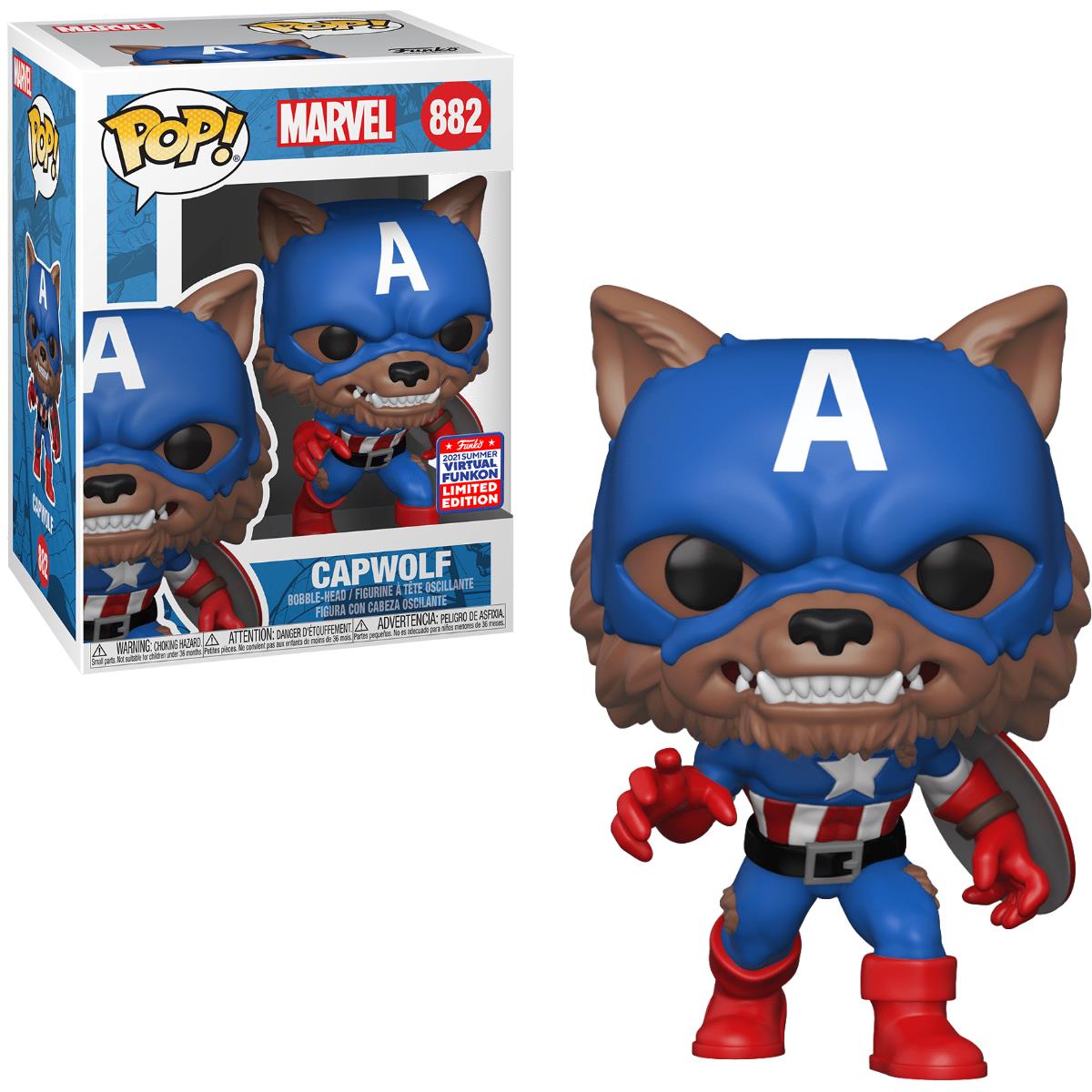 Φωτογραφία προϊόντος: Funko POP! Marvel: Year of the Shield - Capwolf #882