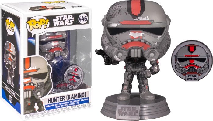 Φωτογραφία προϊόντος: Funko Pop! Star Wars: The Bad Batch – Hunter (Kamino) #446 με Pin