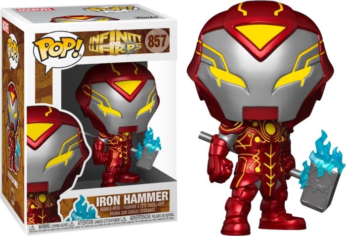Φωτογραφία προϊόντος: Funko Pop! Infinity Warps – Iron Hammer, Vinyl Bobble-Head Figure #857