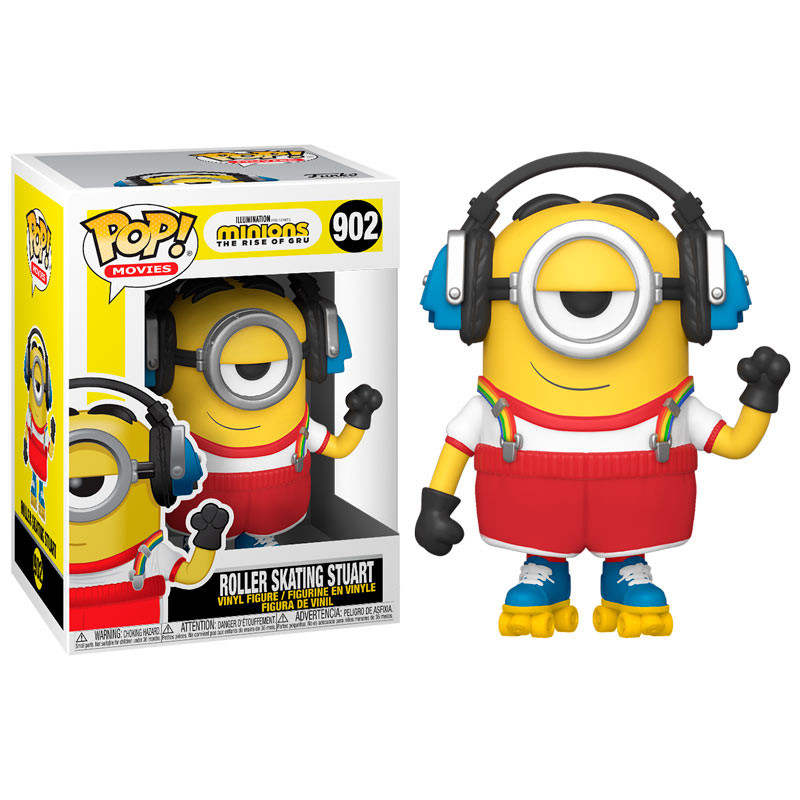 Φωτογραφία προϊόντος: Funko Pop! Movies: Minions 2 The Rise of Gru - Roller Skating Stuart Vinyl Figure #902