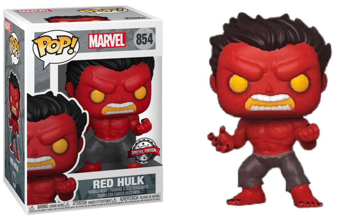 Φωτογραφία προϊόντος: Funko POP! Marvel: Red Hulk (Special Edition) Vinyl Bobble-Head Figure #854