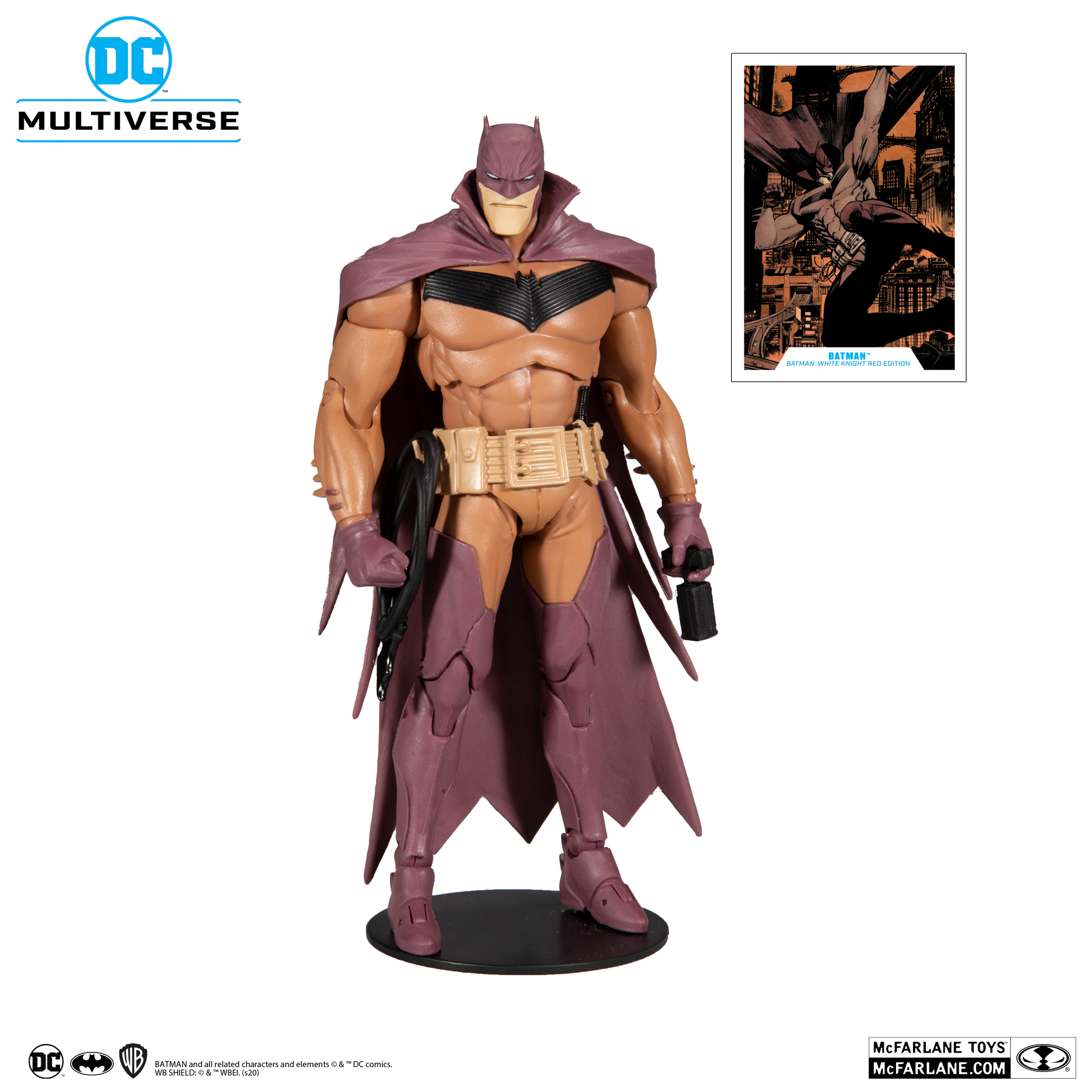 Φωτογραφία προϊόντος: DC Multiverse Batman White Knight Red Edition Figure