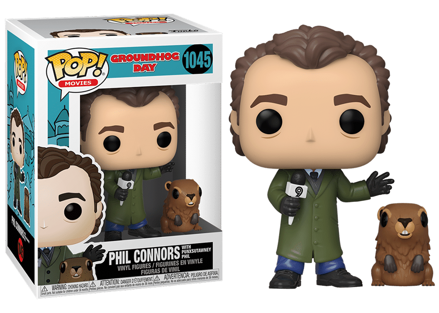 Φωτογραφία προϊόντος: Funko POP! Movies: Groundhog Day - Phil Connors with Punxsutawney Phil, Vinyl Figure #1045