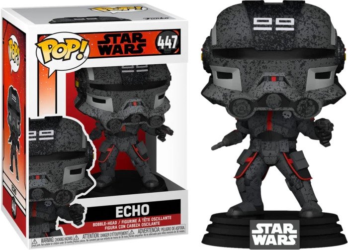 Φωτογραφία προϊόντος: Funko Pop! Star Wars: The Bad Batch – Echo, Vinyl Bobble-Head Figure #447