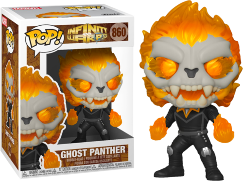 Φωτογραφία προϊόντος: Funko Pop! Infinity Warps – Ghost Panther Vinyl Bobble-Head Figure #860