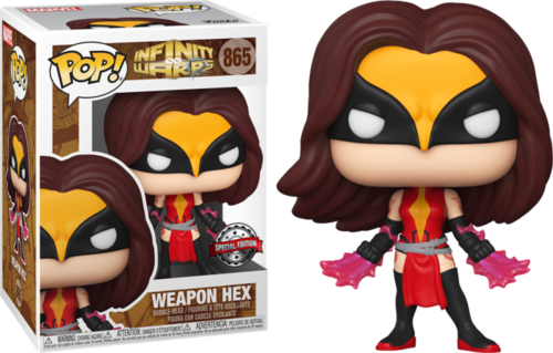 Φωτογραφία προϊόντος: Funko Pop! Infinity Warps Weapon Hex (Special Edition) Vinyl Bobble-Head Figure #865