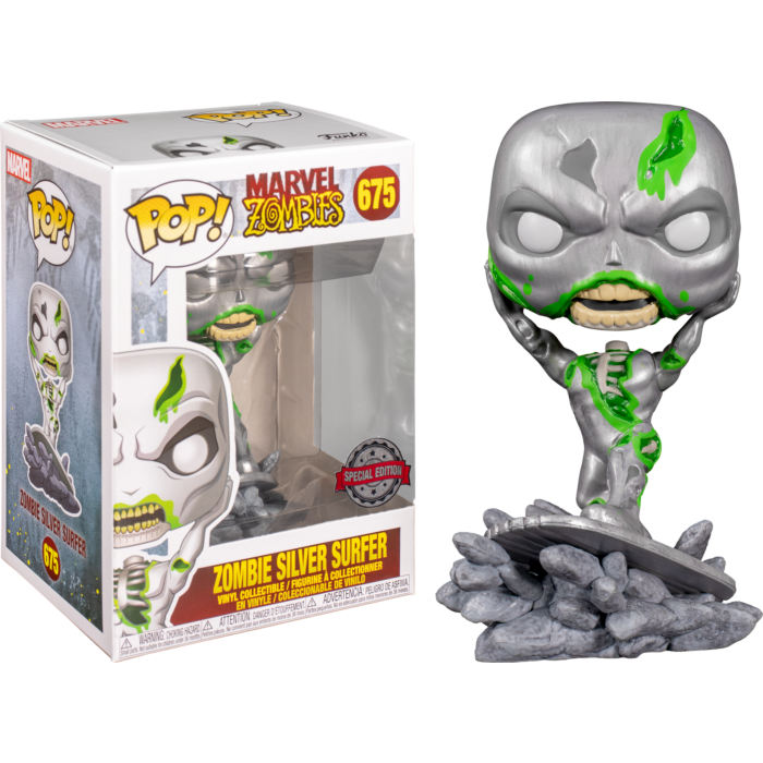 Φωτογραφία προϊόντος: Funko Pop! Marvel Zombies – Zombie Silver Surfer Special Edition Vinyl Figure #675
