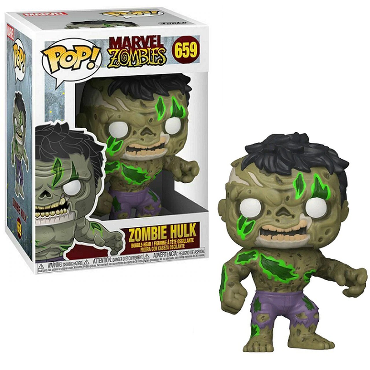 Φωτογραφία προϊόντος: Funko Pop! Marvel Zombies - Zombie Hulk Vinyl Bobble-Head Figure #659