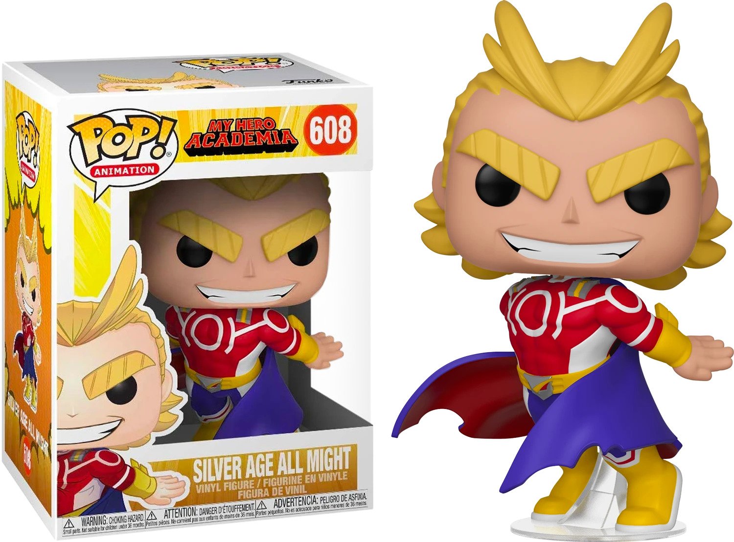 Φωτογραφία προϊόντος: Coolmerch Funko Pop! Animation: My Hero Academia – Silver Age All Might, Vinyl Figure #608