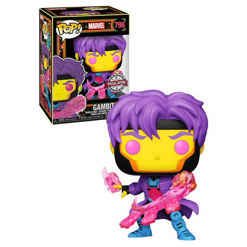 Φωτογραφία προϊόντος: Coolmerch Funko Pop! Marvel: Blacklight – Gambit (Special Edition), Vinyl Bobble-Head Figure #798