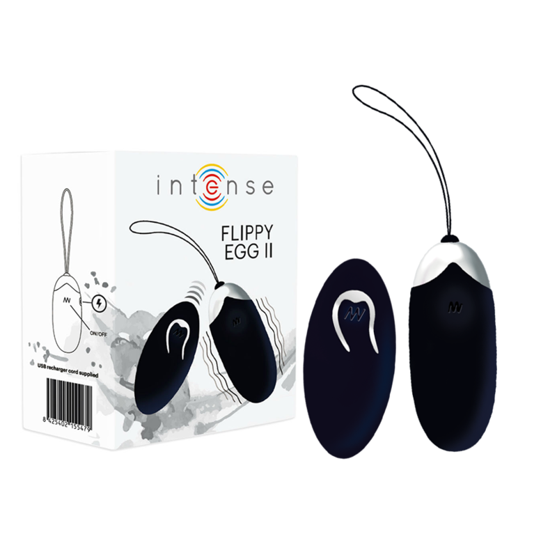 Φωτογραφία προϊόντος: INTENSE FLIPPY II VIBRATING EGG WITH REMOTE CONTROL BLACK