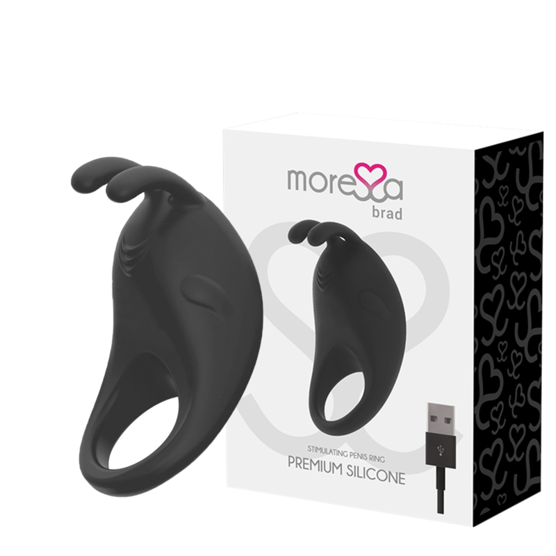 Φωτογραφία προϊόντος: MORESSA BRAD PREMIUM SILICONE RECHARGEABLE BLACK