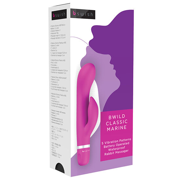 Φωτογραφία προϊόντος: B SWISH - BWILD CLASSIC MARINE RABBIT VIBRATOR CERISE