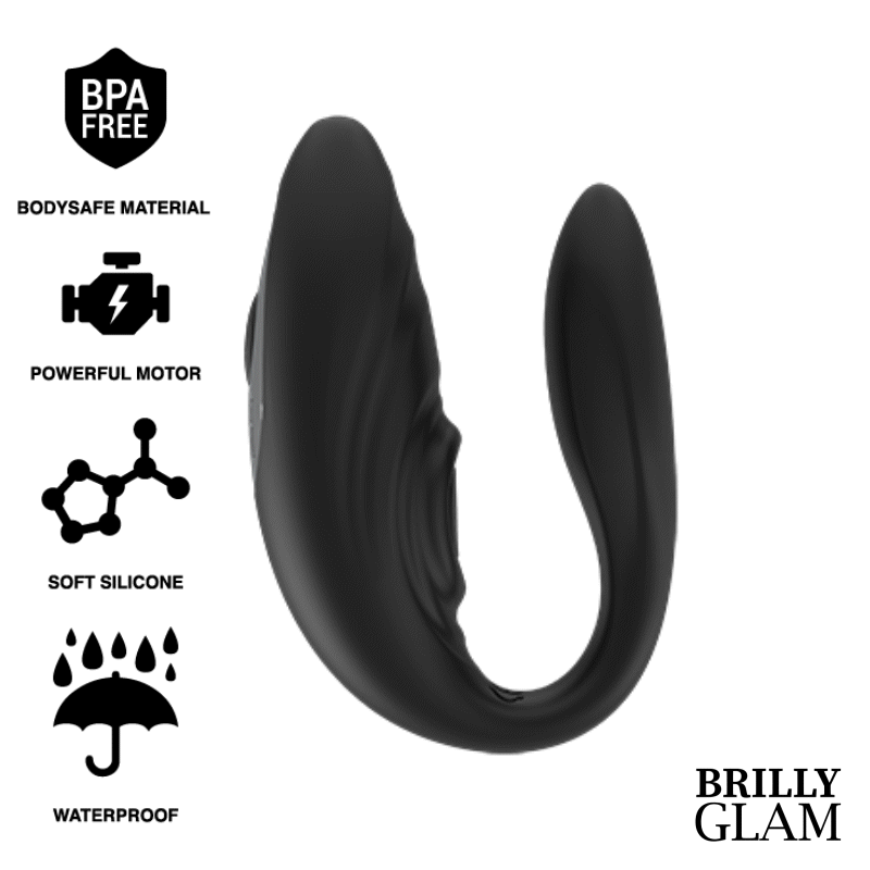 Φωτογραφία προϊόντος: BRILLY GLAM COUPLE PULSING VIBRATING REMOTE CONTROL