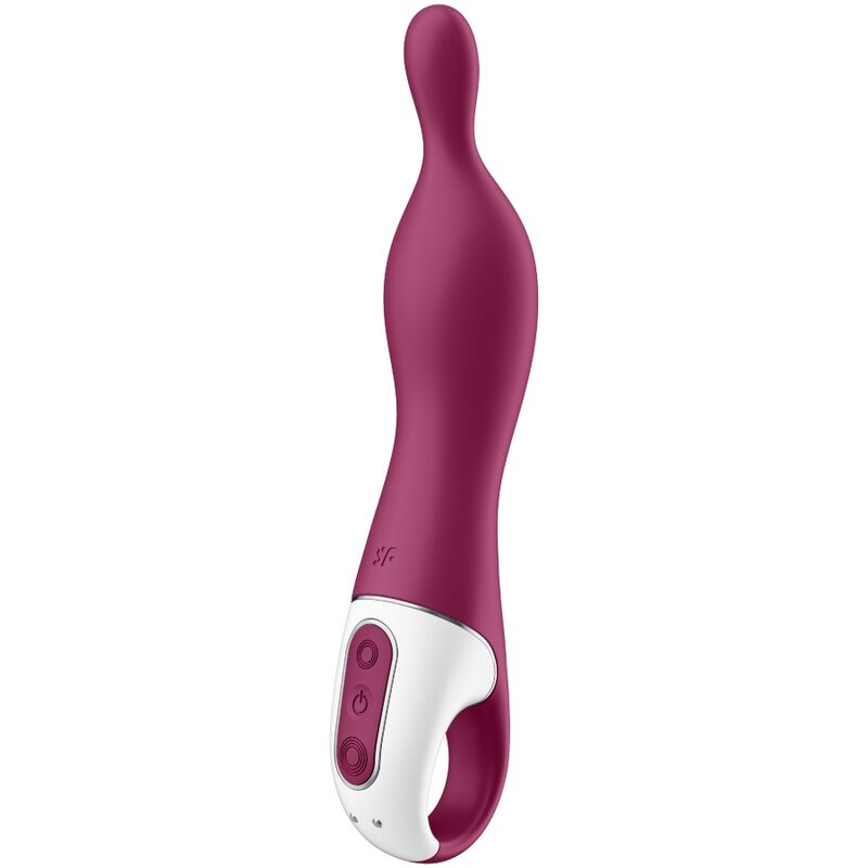 Φωτογραφία προϊόντος: SATISFYER A-MAZING 1 A-SPOT VIBRATOR - BERRY
