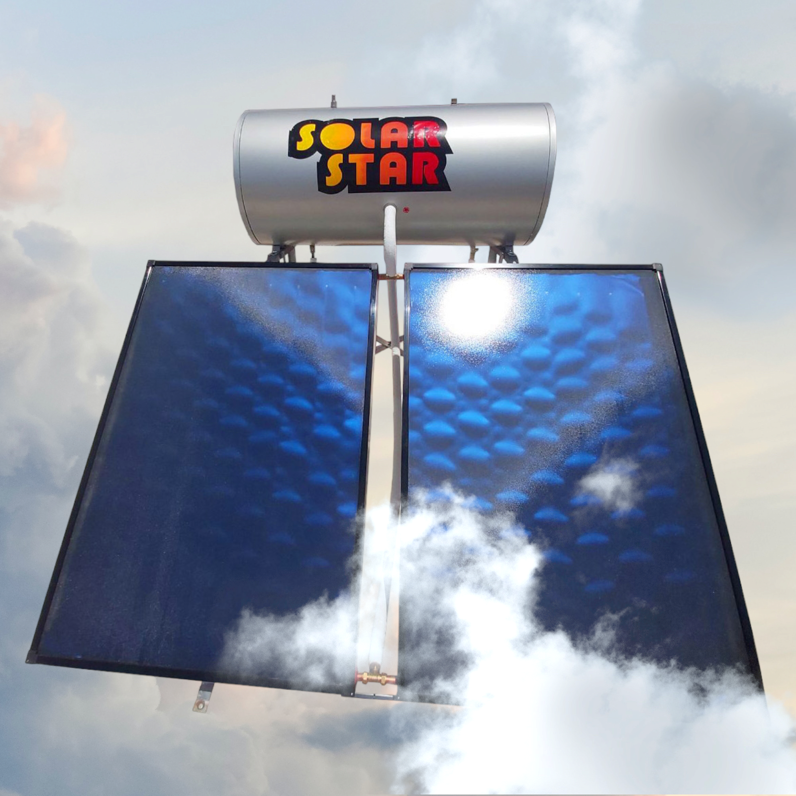 Φωτογραφία προϊόντος: SolarStar ηλιακός θερμοσίφωνας Solar star 160lt/3,0m² Glass Επιλεκτικός Τριπλής Ενεργείας-Ως 12 Άτοκες Δόσεις