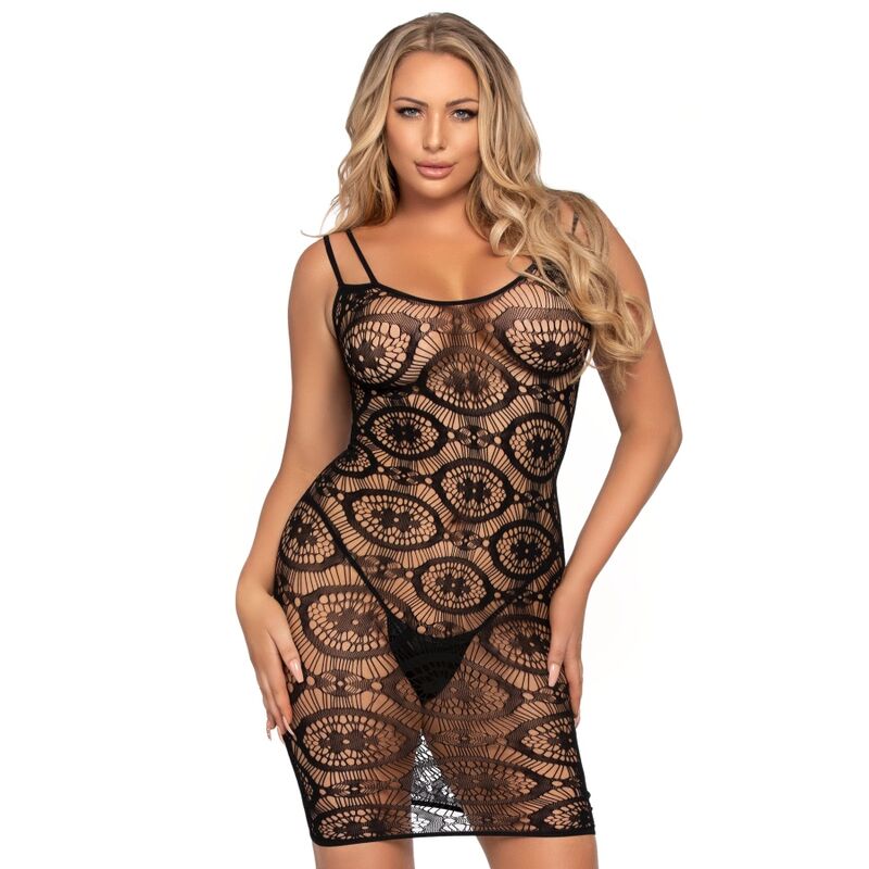 Φωτογραφία προϊόντος: LEG AVENUE DAISY CROCHET MINI DRESS ONE SIZE