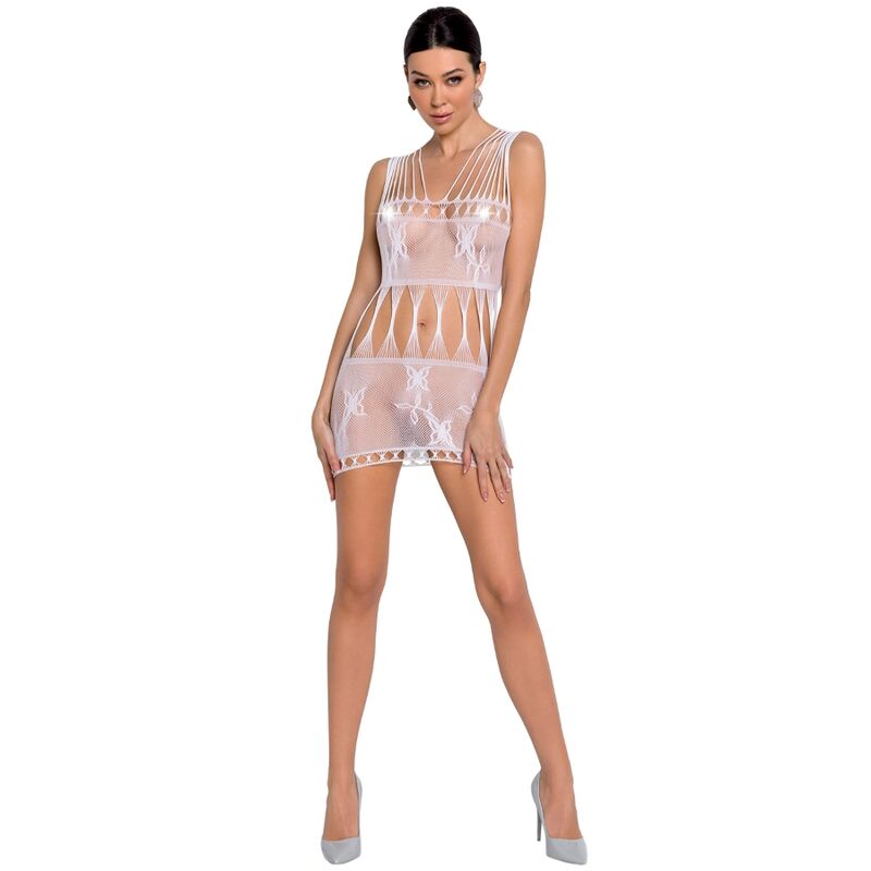 Φωτογραφία προϊόντος: PASSION WOMAN BS090 BODYSTOCKING - WHITE ONE SIZE