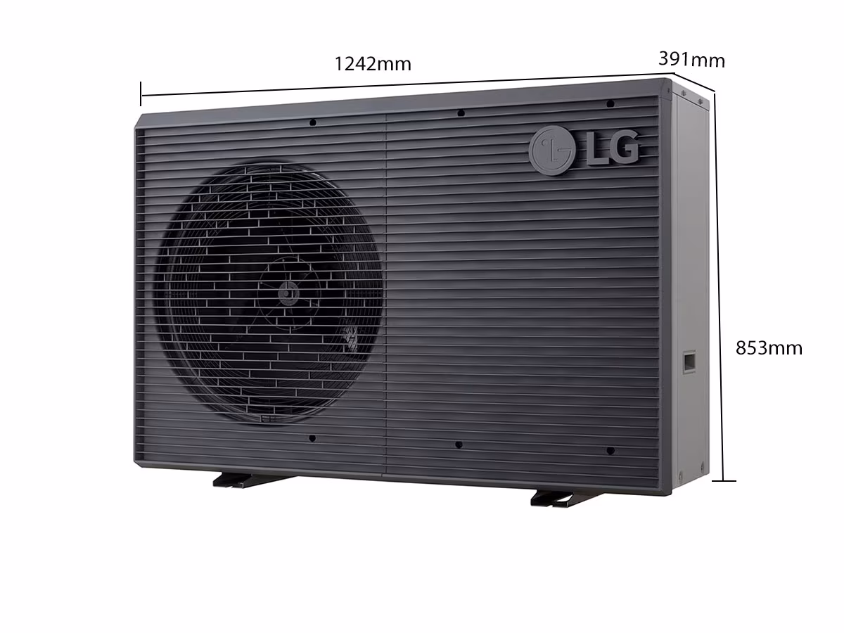 Φωτογραφία προϊόντος: LG Therma V HM071MRS.UA40 Αντλία Θερμότητας 7kW Μονοφασική 65°C Monoblock .