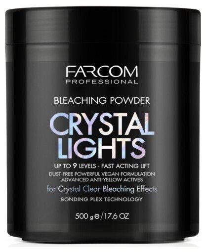 Φωτογραφία προϊόντος: Farcom Proffesional Bleaching Powder Crystal Lights 500gr Σκόνη Αποχρωματισμού