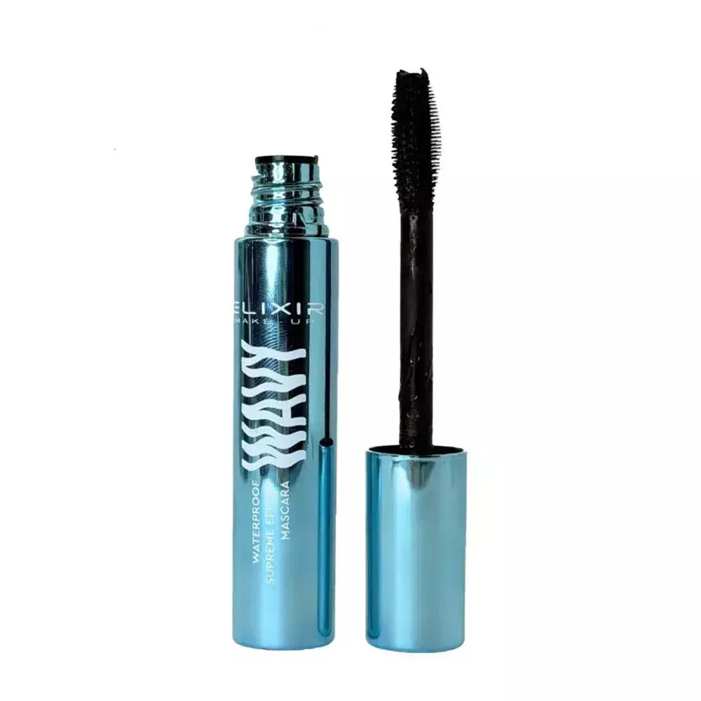 Φωτογραφία προϊόντος: Elixir Makeup Elixir Wavy Αδιάβροχη Mascara για Όγκο + Μήκος Μαύρο 12gr