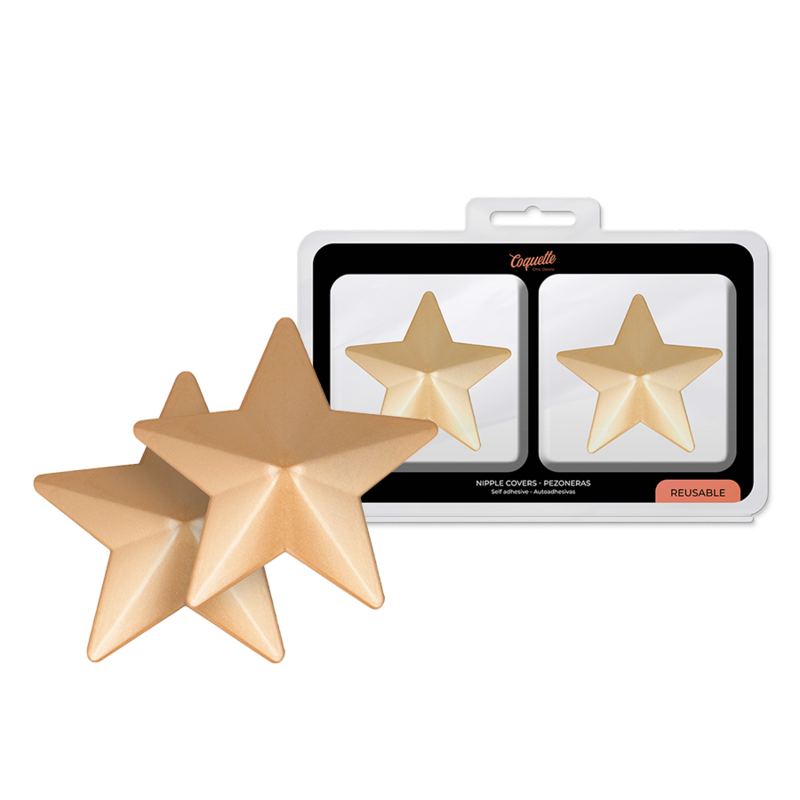 Φωτογραφία προϊόντος: COQUETTE ACCESSORIES COQUETTE CHIC DESIRE NIPPLE COVERS - GOLDEN STARS