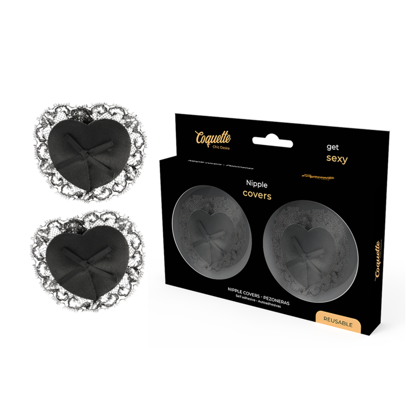 Φωτογραφία προϊόντος: COQUETTE ACCESSORIES COQUETTE CHIC DESIRE NIPPLE COVERS LACE BLACK