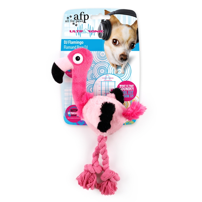 Φωτογραφία προϊόντος: AllForPaws AFP Παιχνίδι Σκύλου Ultrasonic DJ Flamingo