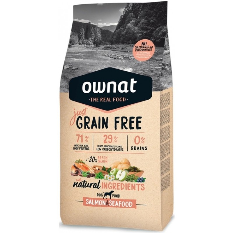 Φωτογραφία προϊόντος: Ownat GF Just Adult Dog Salmon + Seafood 3kg