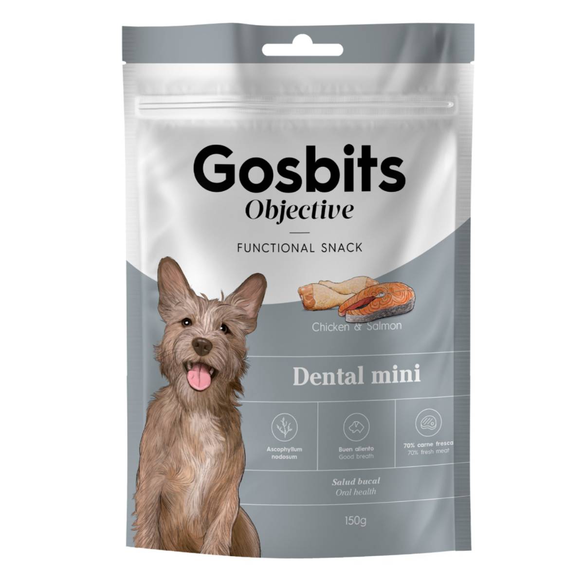 Φωτογραφία προϊόντος: Λιχουδιές Σκύλου Gosbits Dental Mini 150gr