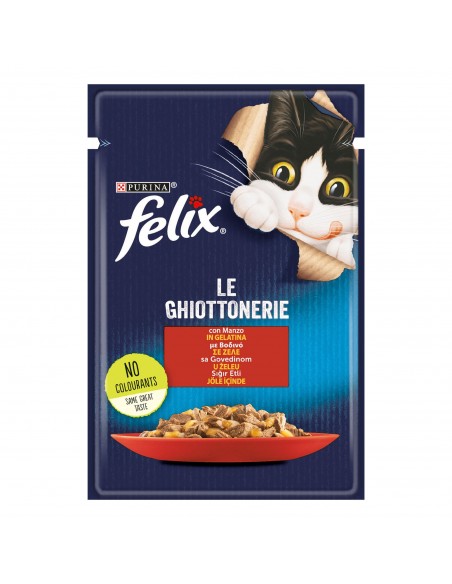 Φωτογραφία προϊόντος: Purina Felix Βοδινό σε Ζελέ 85g