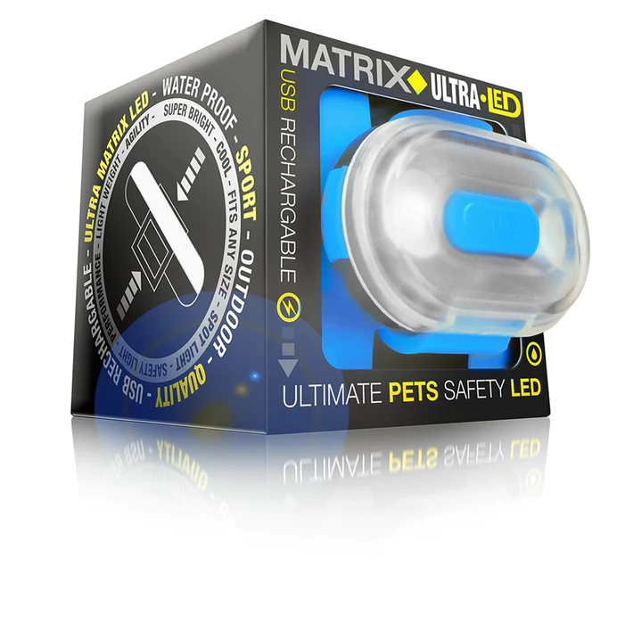 Φωτογραφία προϊόντος: Max &amp; Molly Max + Molly Matrix Ultra LED - Safety light-Sky Blue Cube