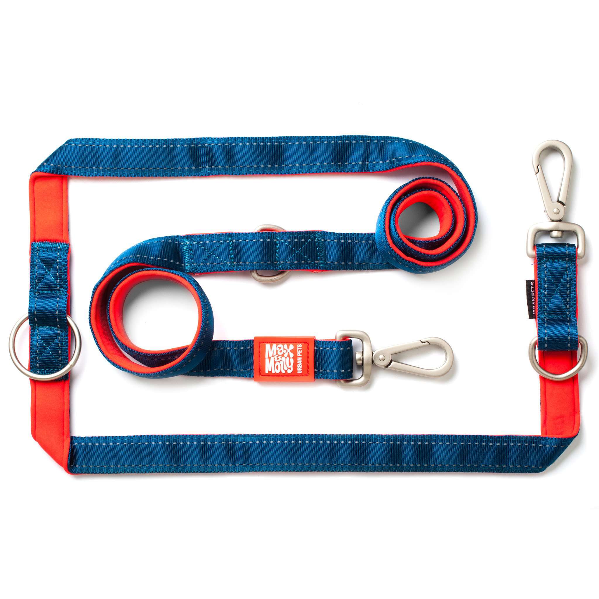 Φωτογραφία προϊόντος: Max &amp; Molly Max + Molly Multi-Function Leash - Matrix Red M