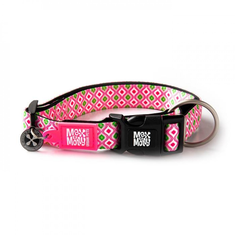 Φωτογραφία προϊόντος: Max &amp; Molly Max + Molly Smart ID Collar - Retro Pink M