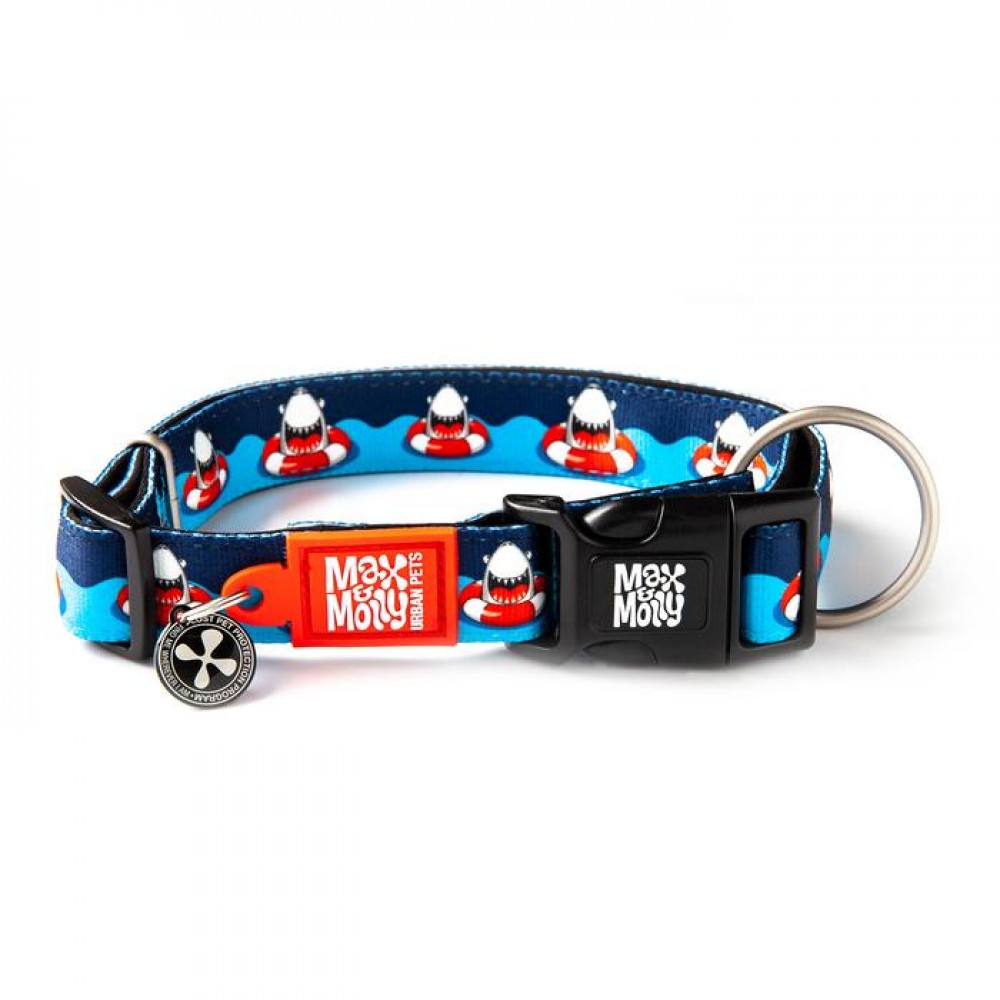 Φωτογραφία προϊόντος: Max &amp; Molly Max + Molly Smart ID Collar - Frenzy the Shark M