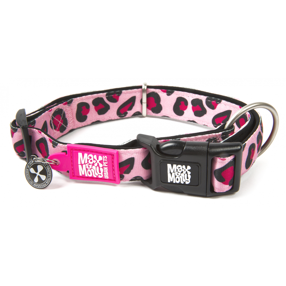 Φωτογραφία προϊόντος: Max &amp; Molly Max + Molly Smart ID Collar - Leopard Pink M