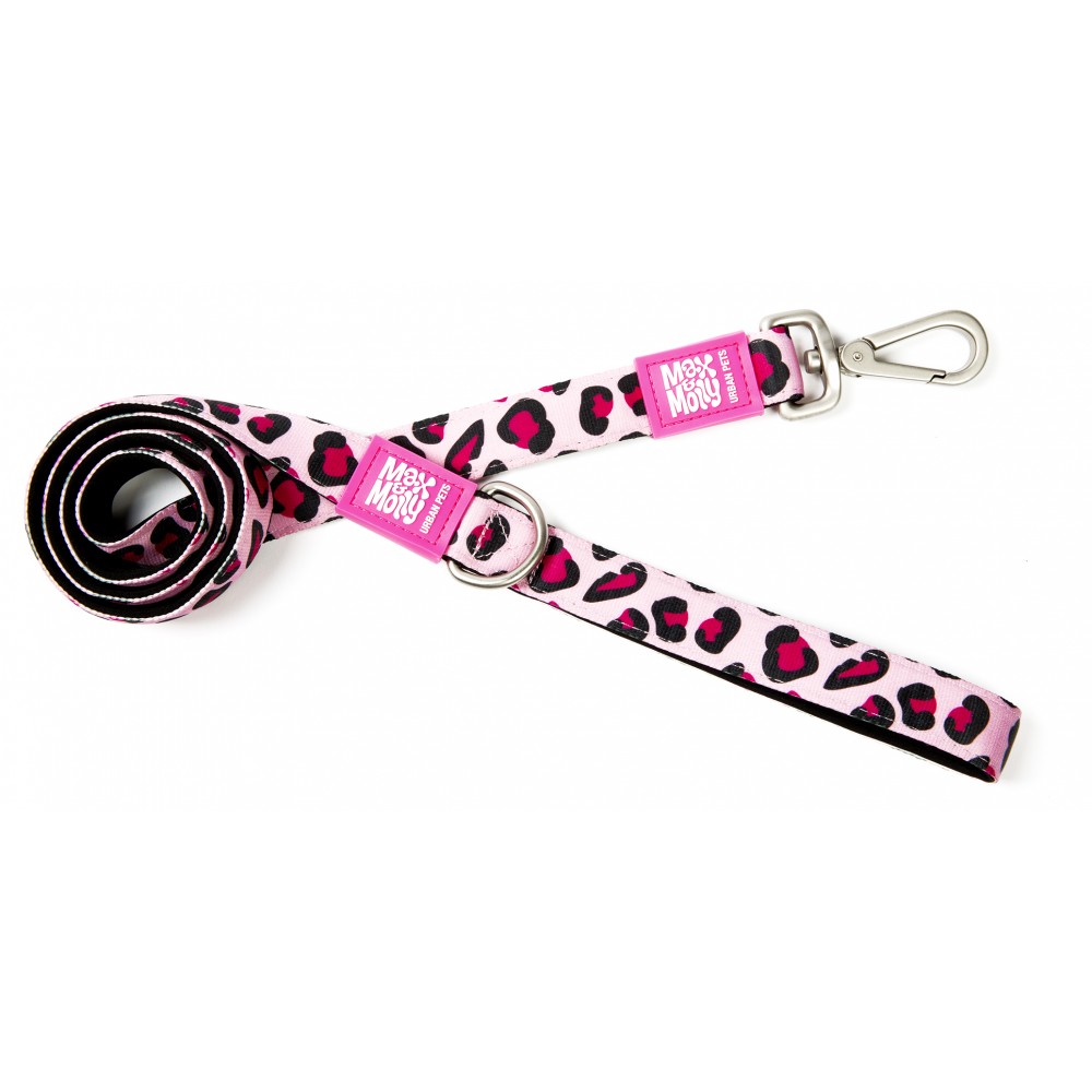 Φωτογραφία προϊόντος: Max &amp; Molly Max + Molly Short Leash - Leopard Pink M