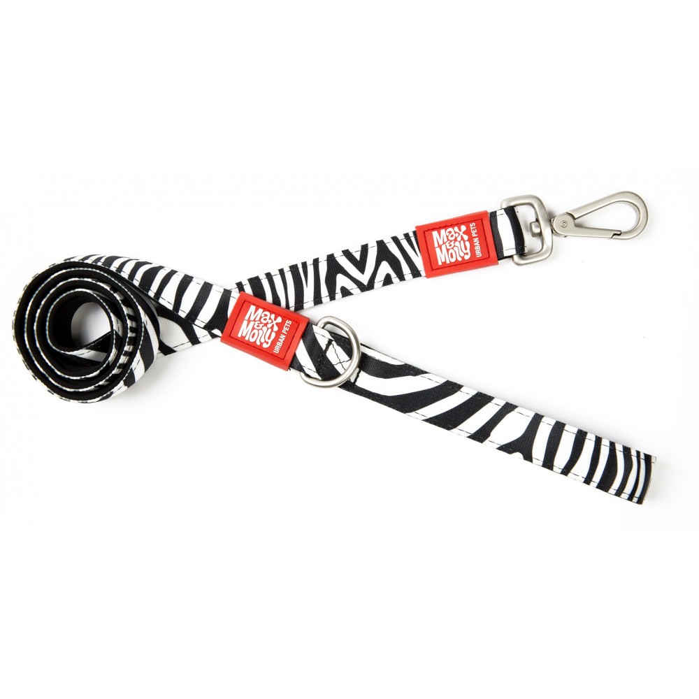 Φωτογραφία προϊόντος: Max &amp; Molly Max + Molly Short Leash - Zebra L