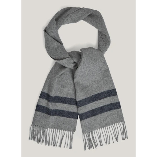 Φωτογραφία προϊόντος: Κασκόλ ανδρικό GANT MERINO WOOL STRIPED WOVEN Grey