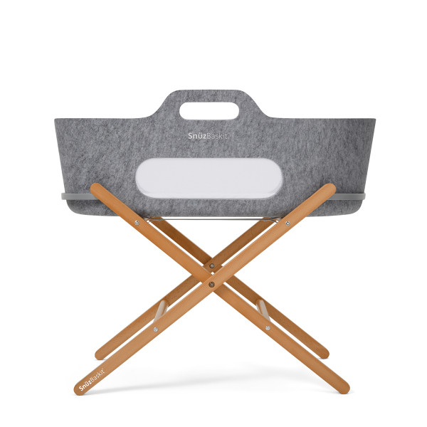 Φωτογραφία προϊόντος: Καλαθούνα SNUZ SNUZBASKIT DARK GREY + ΞΥΛΙΝΗ ΒΑΣΗ Natural