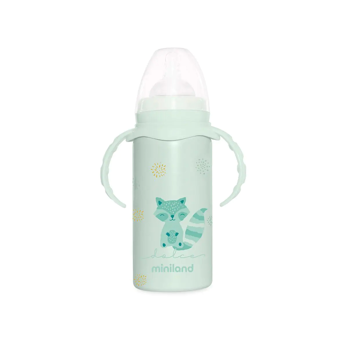 Φωτογραφία προϊόντος: Μπιμπερό Miniland THERMOBABY Dolce Mint 240ml