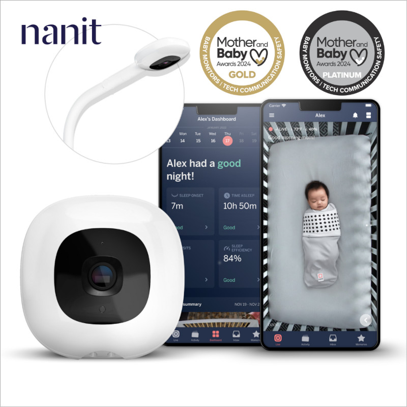 Φωτογραφία προϊόντος: Nanit Pro Κάμερα Παρακολούθησης Complete bundle pack