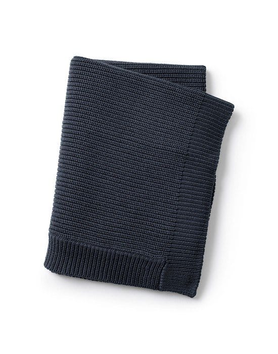 Φωτογραφία προϊόντος: Κουβέρτα "Wool Knitted Juniper Blue" Elodie Details