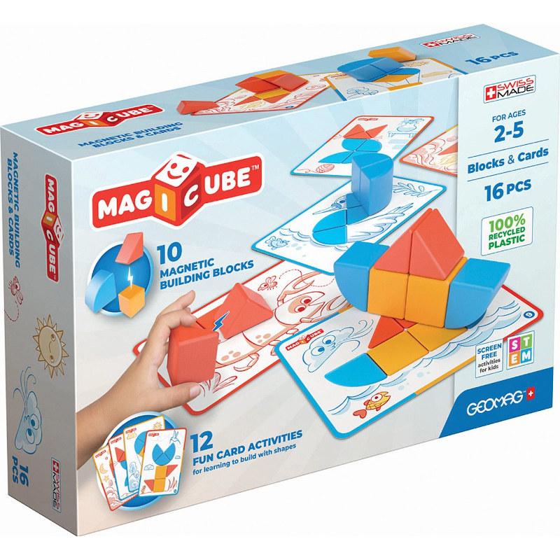 Φωτογραφία προϊόντος: Geomag Magicube Blocks + Cards 16