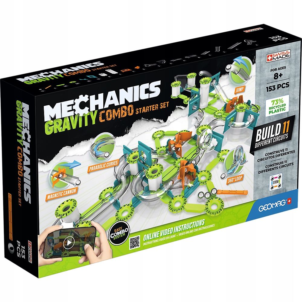 Φωτογραφία προϊόντος: Geomag Σετ Gravity Combo Starter Set 153pcs