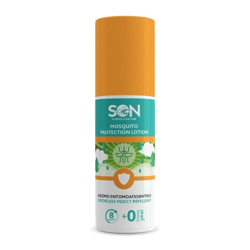 Φωτογραφία προϊόντος: SCIENCE OF NATURE Son Mosquito Protection Lotion Άοσμο Εντομοαπωθητικό 0έτων+ 100ml