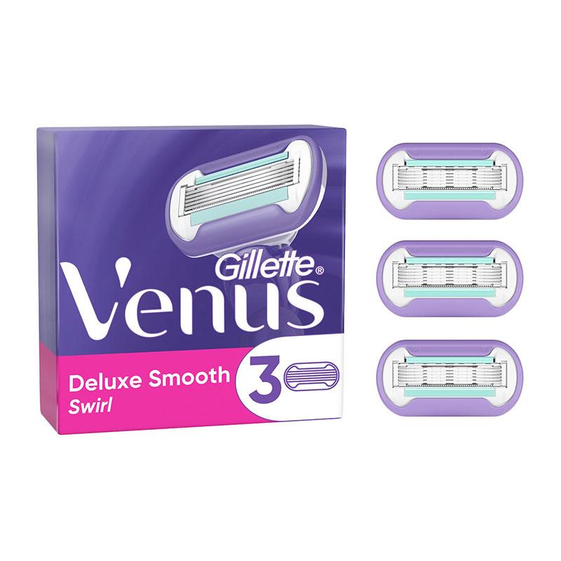Φωτογραφία προϊόντος: Gillette Venus Deluxe Smooth Swirl Ανταλλακτικές Kεφαλές 3τεμ.